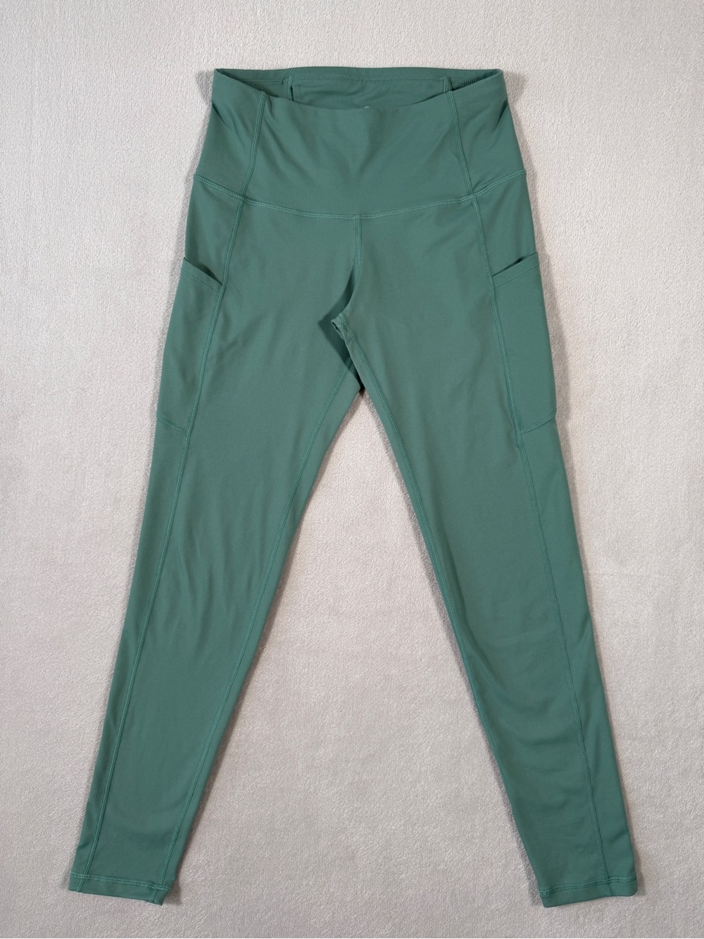 The Gym People Leggings Womens Small Light Green High Waist With Pockets